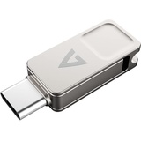 V7 2-in1 USB-Stick 128GB, USB-A 3.0/USB-C 3.0 (VF3128GTC)