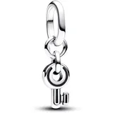 Pandora ME Schlüssel Mini-Charm-Anhänger aus Sterling Silber, Kompatibel ME und Moments Armbändern, 793084C00