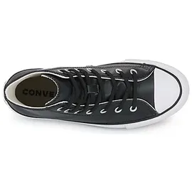 Converse Chuck Taylor All Star Eva Lift Leather Foundation Hi in Schwarz