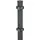 Floraworld Zaunpfosten 4 x 170 cm Grau/Stahl