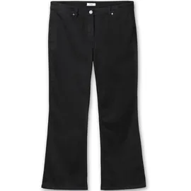 sheego Stretch-Hose Bootcut schwarz 42