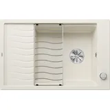 Blanco Elon XL 6 S links Einbau von Oben silgranit softweiß Handbetätigung 780 x 500 mm