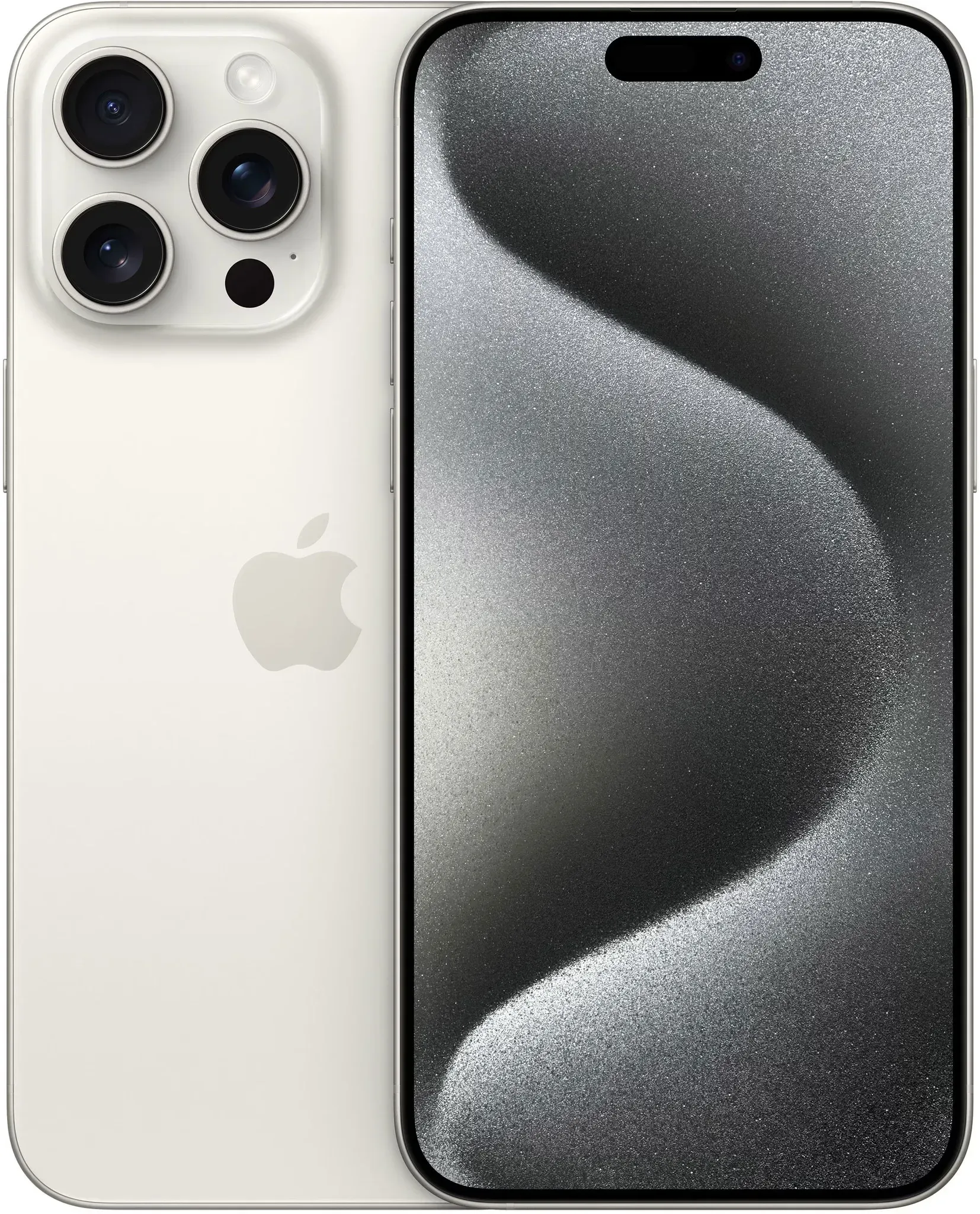 Apple iPhone 15 Pro Max (256 GB, White Titanium, 6.70", SIM + eSIM, 48 Mpx, 5G), Smartphone, Weiss