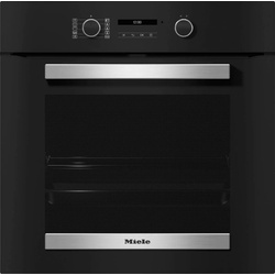 A+ (A+++ bis D) MIELE Einbaubackofen "H 2467 BP" Backöfen schwarz Einbaubacköfen