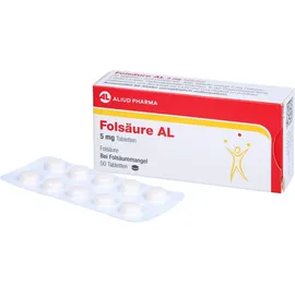 ALIUD PHARMA GmbH Folsäure AL 5 mg Tabletten 50 St.