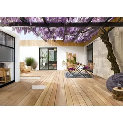 OSMO Terrasse Bangkirai 25x145, 427cm KD Prem KD, Oberseite geschroppt