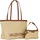 Valentino Maiam Shopper Baumwolle Beige/Brown