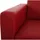 MCW MCW, Sofa Moncalieri Kunstleder ~ rot