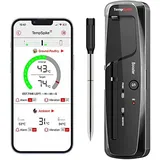 ThermoPro Grillthermometer 3 x 3 cm wasserdicht schwarz