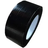 Ludwiglacke Gewebeband 50 m x 48 mm Schwarz 10 Rollen