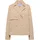 Cecil CECIL, Damen, Gr. XL (44), beige (crispy camel), Web, Obermaterial: 100% Baumwolle. Futter: 100% Polyester, unifarben, lässig geschnitten hüftlang, V-Ausschnitt, Jacken Outdoorjacke, mit Reverskragen