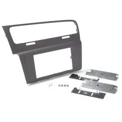  Radioblende VW Golf VII flach schwarz Soft Touch 
