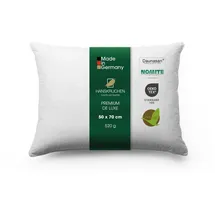 HANSKRUCHEN Premium de Luxe Daunenkissen 50 x 70 cm Weiß