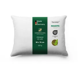 HANSKRUCHEN Premium de Luxe Daunenkissen 50 x 70 cm Weiß