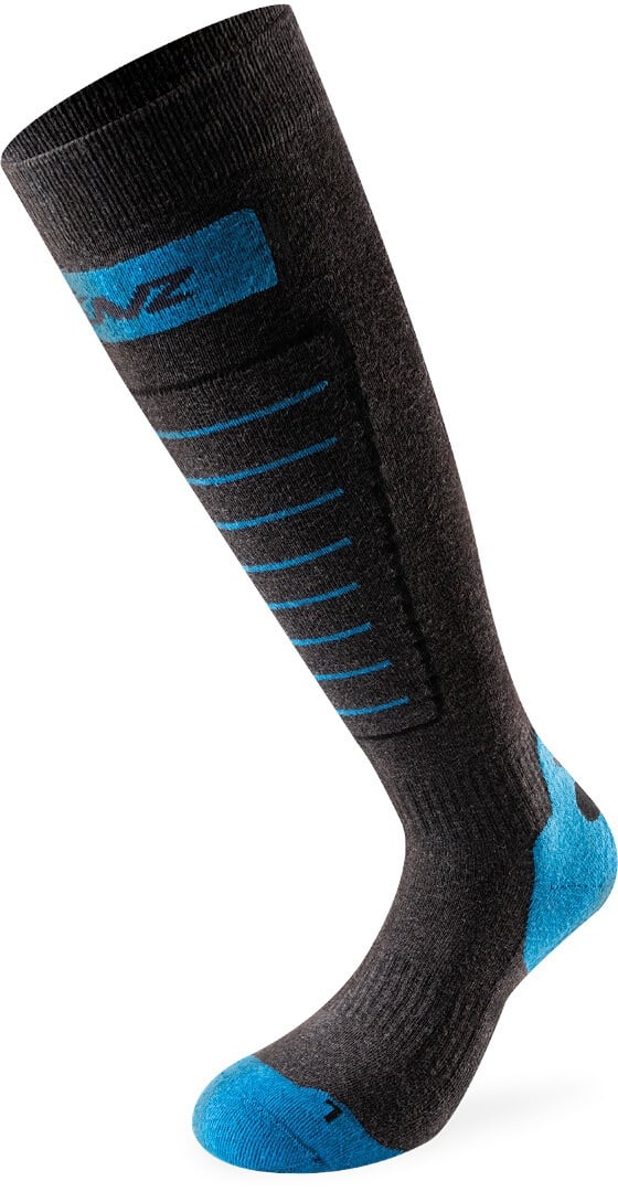 Lenz 1.0 Skiing Socken, grau-blau, Größe 39 40 41 für Männer