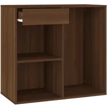 vidaXL Kosmetikschrank Braun Eichen-Optik 80x40x75 cm Holzwerkstoff