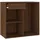 vidaXL Kosmetikschrank Braun Eichen-Optik 80x40x75 cm Holzwerkstoff