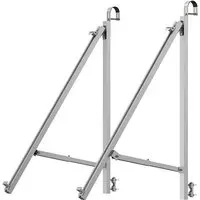 EcoFlow Halterung - Loggia - Silber