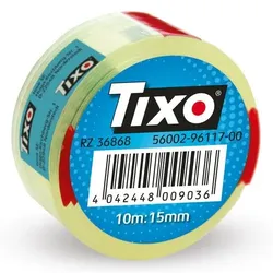 Tixo Klebeband 207456 Polypropylen 15 mm x 10 m Transparent