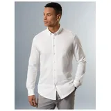 Trigema Poloshirt Business-Hemd aus DELUXE-Single-Jersey«, Gr. M, weiss, , 76167154-M