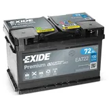 Exide EA722 Premium Carbon Boost 12V 72Ah 720A Autobatterie