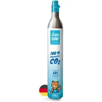 SodaBär | CO2-Zylinder für Brita Yource | 425g (60 l) | Premiumfüllung mit hochreiner Kohlensäure von Linde