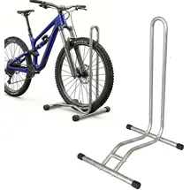 Relaxdays Fahrradständer bis 29 Zoll Schwarz/Silber