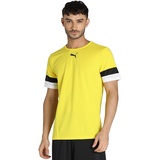 Puma mens T-Shirt, Cyber Yellow-PumaBlack-White, XXL