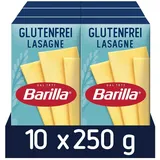 Barilla Pasta Glutenfreie Lasagne aus köstlichem Mais und Reis, perfekt für Menschen mit Zöliakie oder Glutenunverträglichkeit, 10er Pack (10 x 250 g)