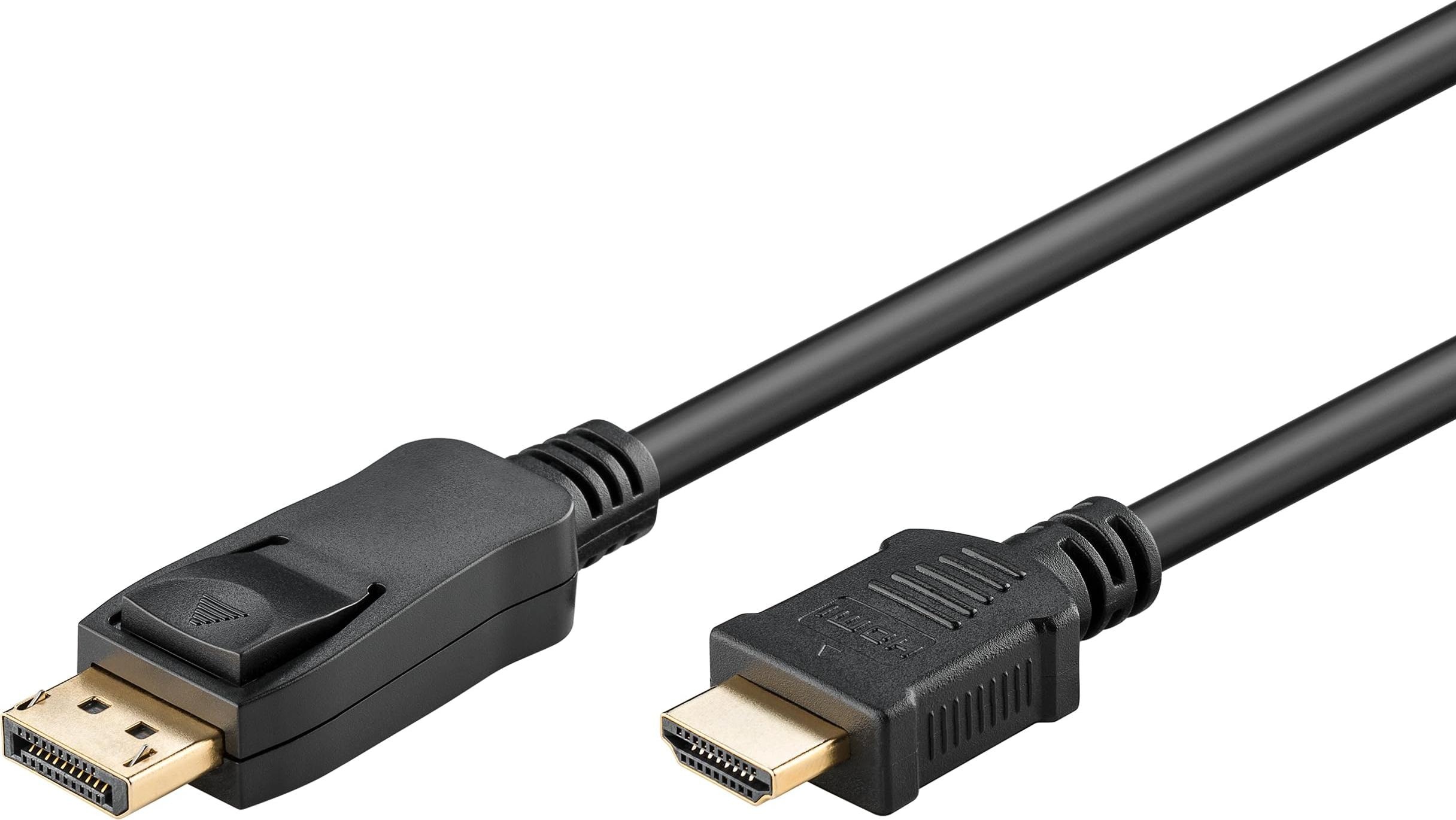 Goobay DisplayPort-auf-HDMI-Adapterkabel (3 m), Video Kabel