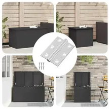 vidaXL Scharnier 720 Pcs Silber 50 x 38 x 1,3 mm Stahl