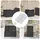 vidaXL Scharnier 720 Pcs Silber 50 x 38 x 1,3 mm Stahl