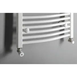 a&n&a aQualine Aqualine ECO Anschluset für die Ecke, Nickel/weiß - Silber/Weiß