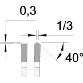 Edessö Kreissägeblatt 300 x 3,2 x 30 Z 96 TF-negativ
