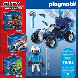 Playmobil City Action Polizei-Speed Quad 71092