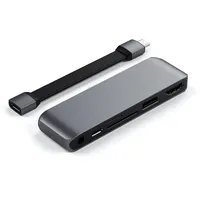 Satechi USB-C Mobile Pro Hub SD Space Grau