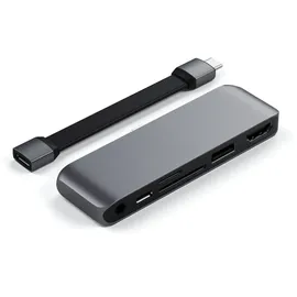 Satechi USB-C Mobile Pro Hub SD Space Grau