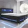 Juskys Boxspringbett Norfolk 180 x 200 cm – LED Beleuchtung, Bonell-Matratzen & Topper - schwarz