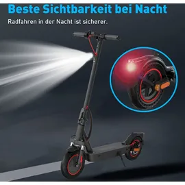 RCB 10 ZOLL E-Scooter, mit Straßenzulassung ABE Elektroscooter Max Range 35km E-roller mit APP max Speed 20km/h 36V10.4AH - Grau