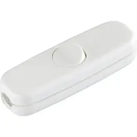 Inter Bär InterBär 5055-008.01 Schnurschalter Weiß 1 x Aus/Ein