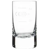 Schnapsglas, Paris Schott Zwiesel - 50ml mit 2+4cl Eiche (6Stk.) - 6er Karton, 2cl + 4cl Eiche