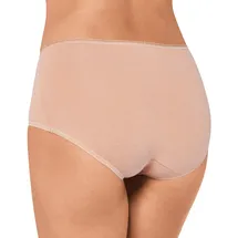 SLOGGI Damen Midi, Vorteilspack - 24/7 Cotton, einfarbig, 38-52, M-6XL Nude 38