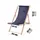Kadax Sonnenliege 78 x 53 x 63 cm Dunkelblau