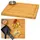 Dune Design Raclettebrett-Set Holz 2-tlg. 30 x 25 cm Beige