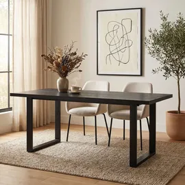 Idimex LESINA 160 x 77 x 80 cm schwarz
