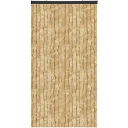 Arsvita Flauschvorhang 120x220 Unistreifen beige