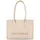 Coccinelle Myrtha26 Shopper Leder Beige/Weiß