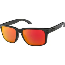 OAKLEY Sonnenbrille "Holbrook", MATTE BLACK w/ PRIZM RUBY, ONE SIZE