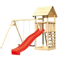 Karibu Kinderspielturm Lotti Rot