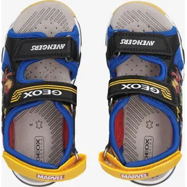 GEOX Android Sandalen Black / Royal 33